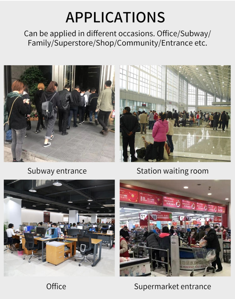 K3 Pro Handsfree Non-contact Forehead Body Light-sensitive Distance Sensor Infrared Thermometer, 2.8 inch LCD Display Screen