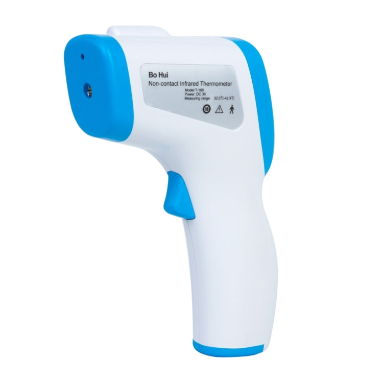 [HK Warehouse] BOHUI T-168 IR Infrared Thermometer Forehead Surface Digital Non-contact Electronic Thermometer, Temperature Range: 32 degrees Celsius to 42.9 degrees Celsius