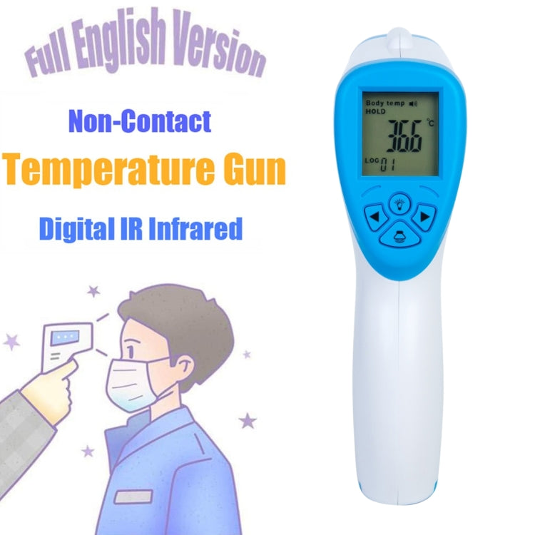 [HK Warehouse] BOHUI T-168 IR Infrared Thermometer Forehead Surface Digital Non-contact Electronic Thermometer, Temperature Range: 32 degrees Celsius to 42.9 degrees Celsius