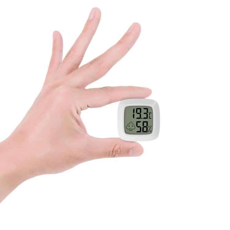 YS28 Temperature And Humidity Measuring Baby Room Temperature Meter (White)
