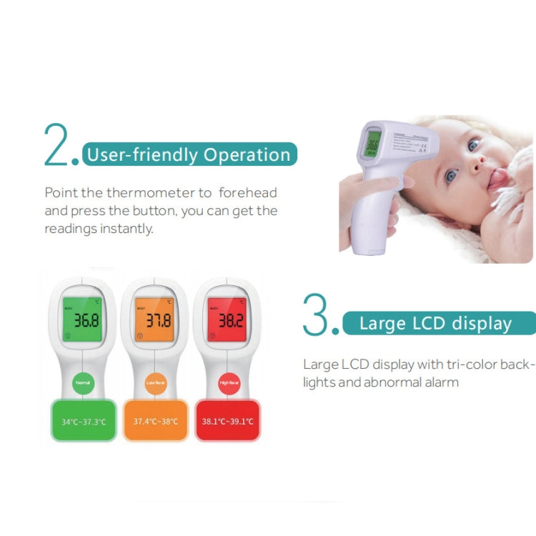 CN520 Non-contact Handheld Forehead Infrared Thermometer
