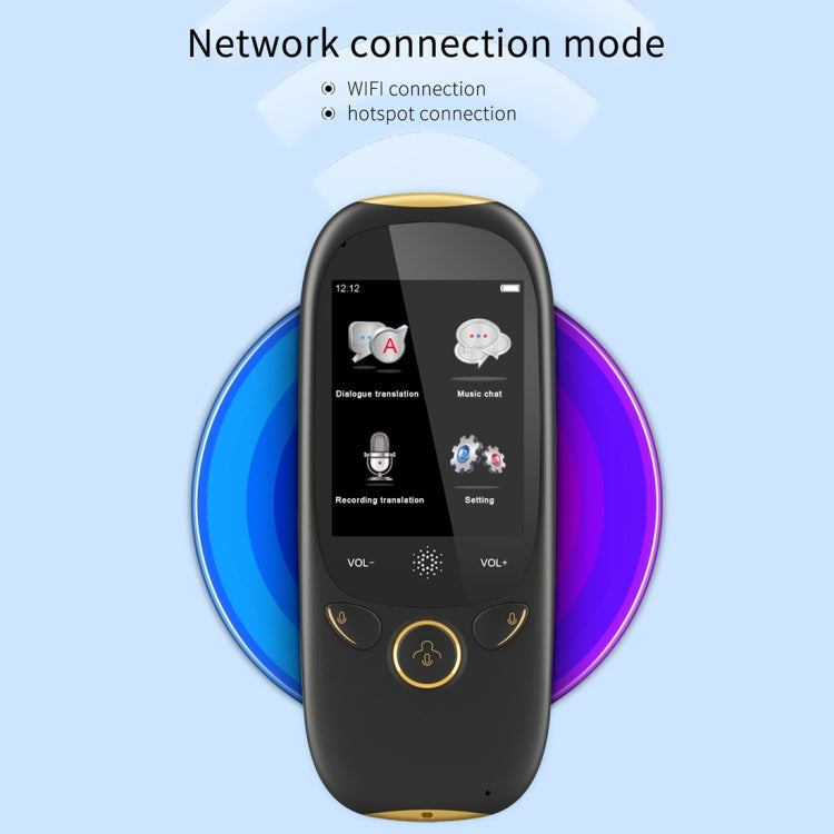Boeleo K1 2.0 Inch Screen Voice Translator Smart Business Travel AI Translation Machine 512MB+4GB 45 Languages Translator
