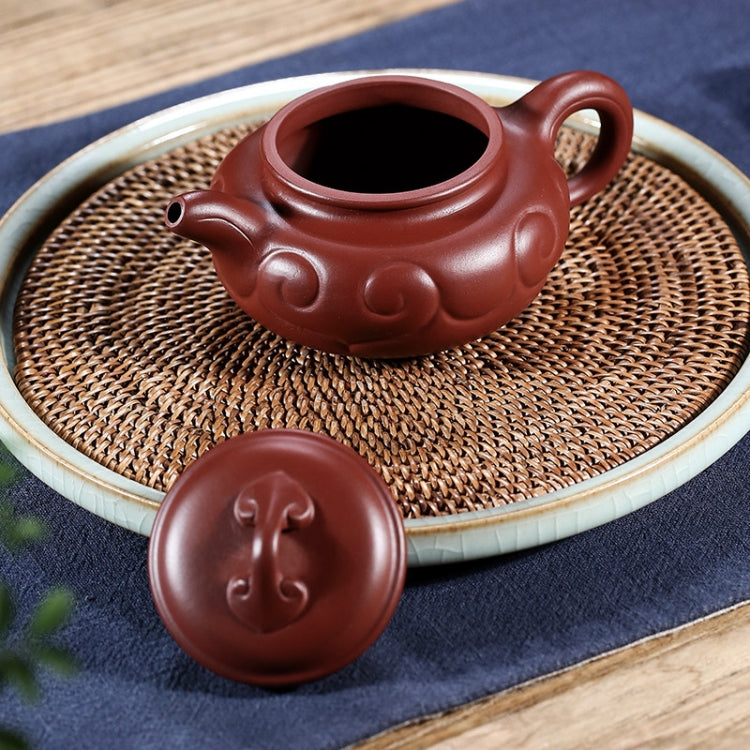 Ruyi Pattern Handmade Yixing Clay Teapot Tea Boiler, Capacity:200ml