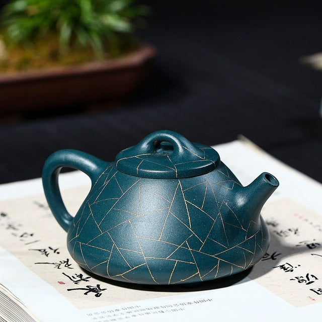 Golden Grain Handmade Yixing Clay Teapot Tea Boiler