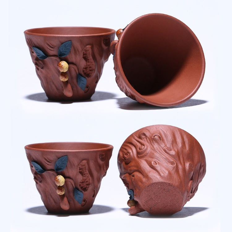 Peach Pattern Mini Boccaro Tea Cup