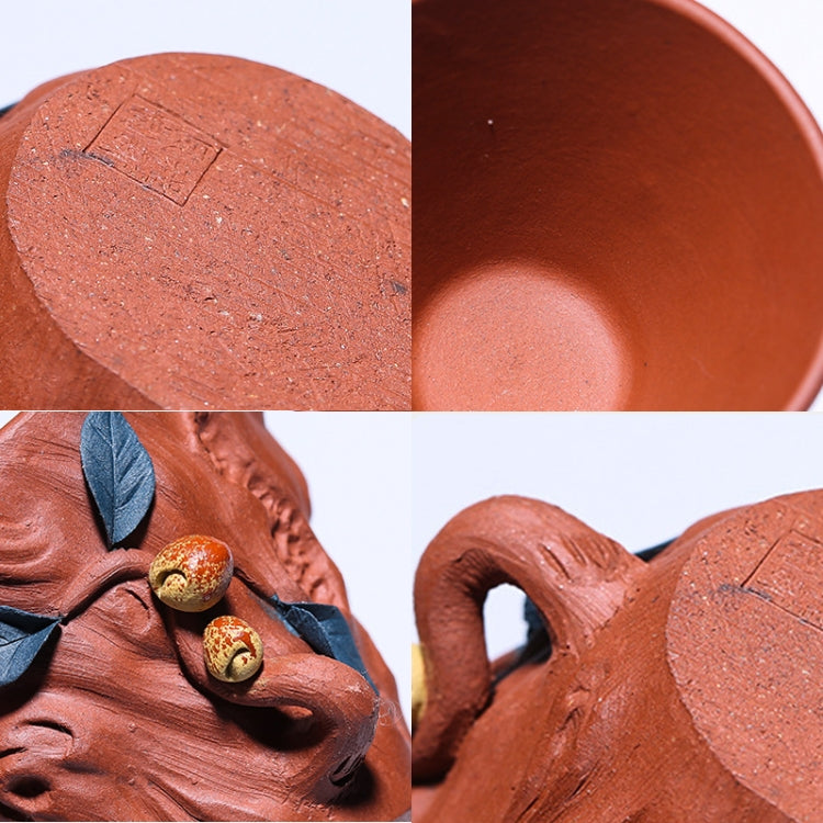 Peach Pattern Mini Boccaro Tea Cup