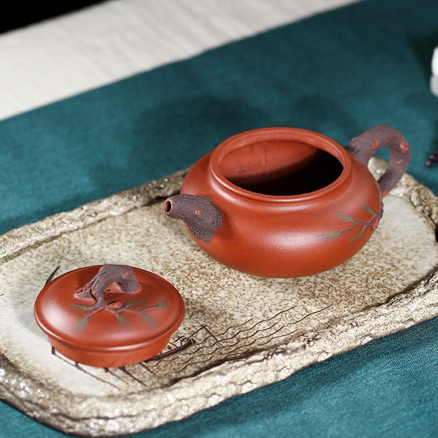 Sturdy Pines Design Handmade Yixing Clay Teapot Tea Boiler Kung Fu Tea Set Gift