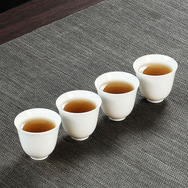 Travel Tea Cup Set Portable Receiving Tea Maker Kung Fu Teaware Gifts, Size: 10.8x9.8x13cm