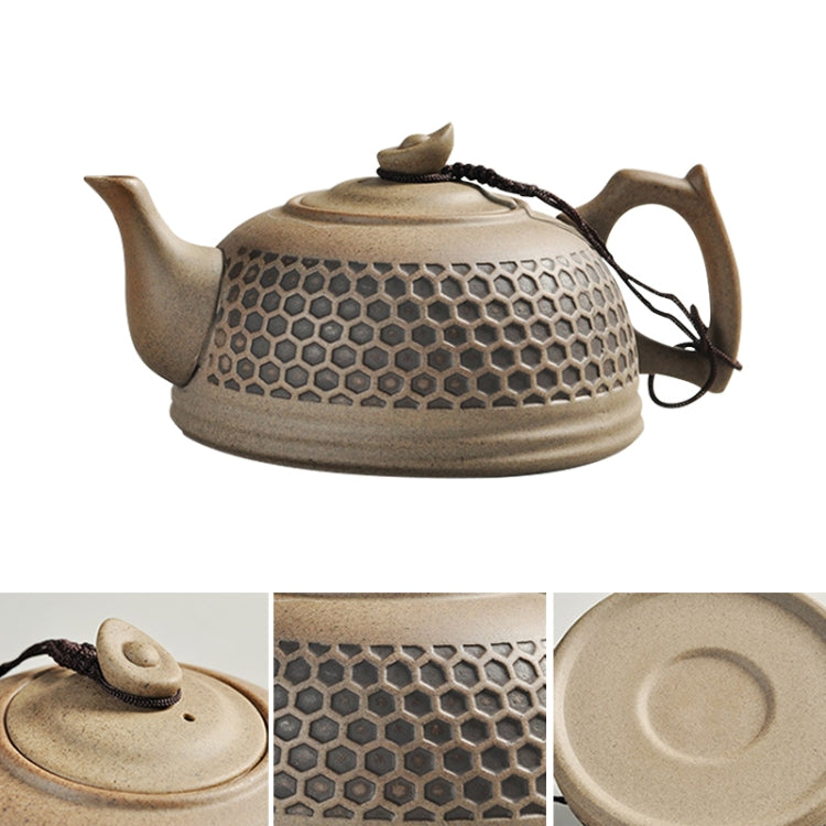 7 in 1 Stoneware Ceramic Teapot Tea Cup Kung Fu Tea Set