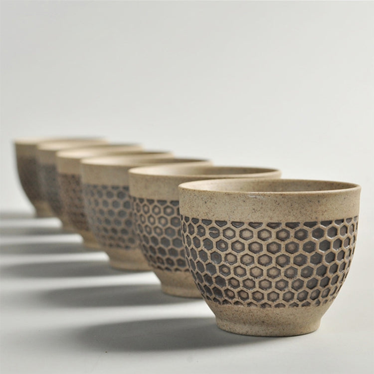 7 in 1 Stoneware Ceramic Teapot Tea Cup Kung Fu Tea Set