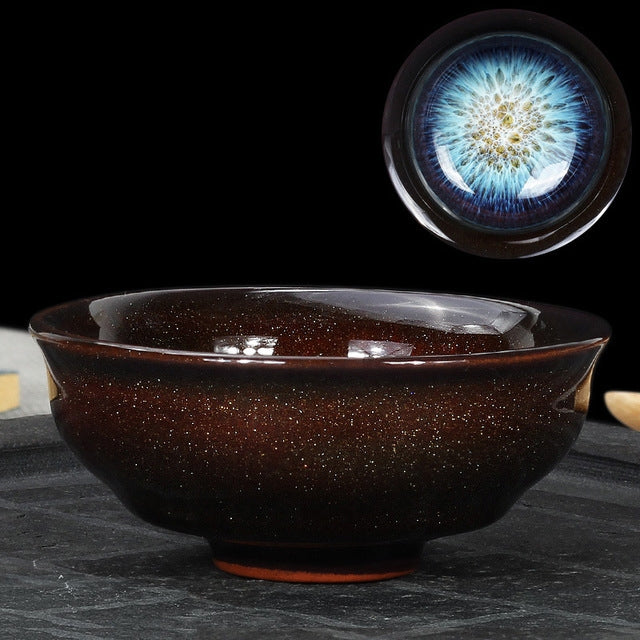 Kiln Transmutation Kongfu Bowl Ceramic Tea Cup, 02, Capacity: 75ml, Size: Large, 8.1x3.3cm