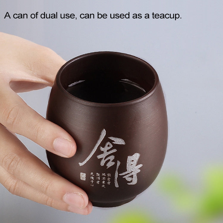 6 PCS Wood-fired Ceramic Uncovered Mini Tea Cup