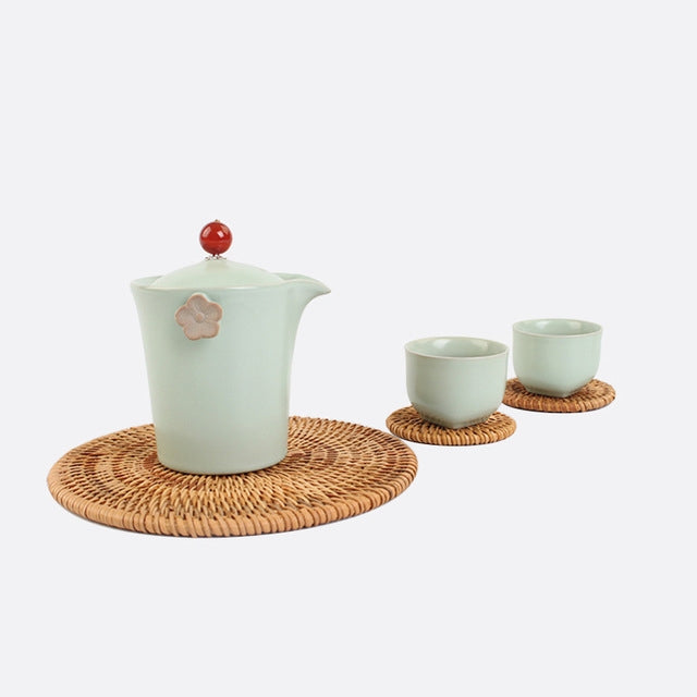 Outdoor Portable Travel Tea Set Fast Passenger Cup Personal Simple Suit