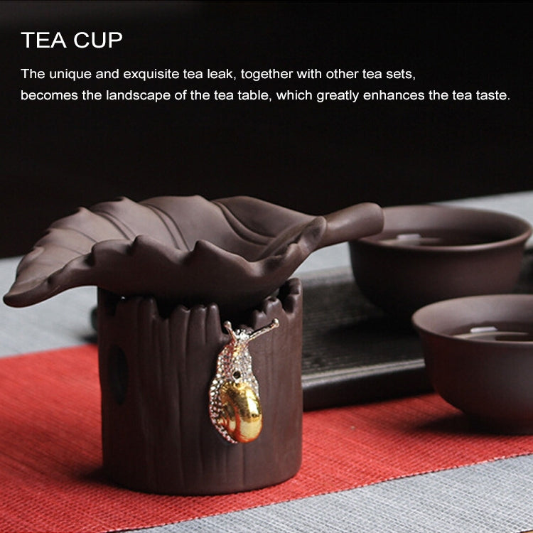 Creative Purple Sand Tea Leak Tea Strainer Tea Ceremony Accessories  (PJ180730-1)