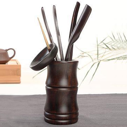 Home Decoration Ebony Wood Tea Set tea Tray Accessories Tea Clip  (F91-1)