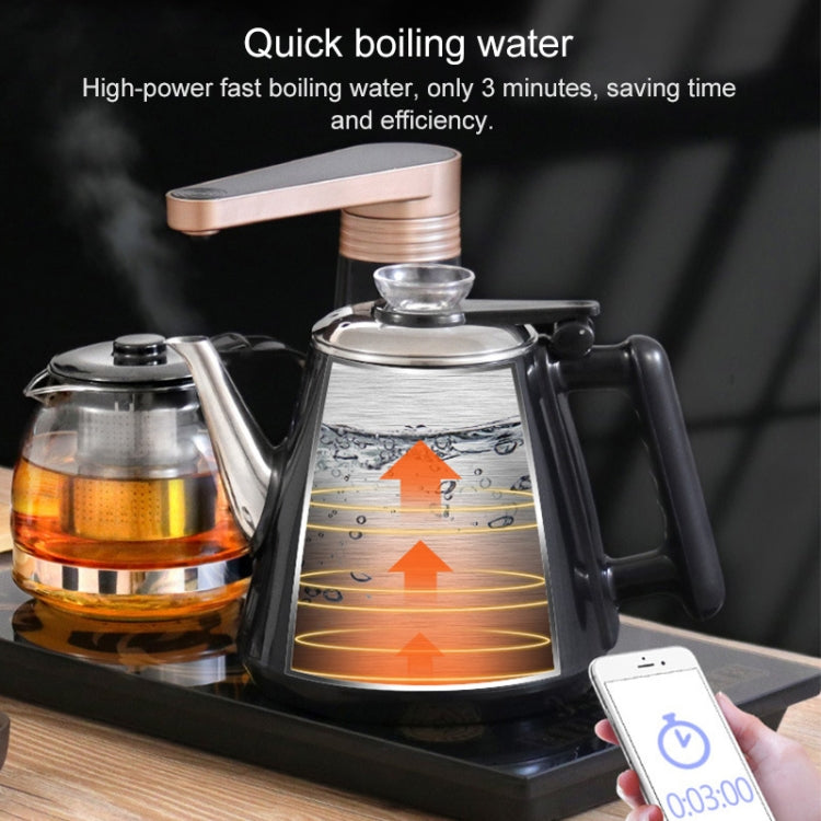 Automatic Stainless Steel Household Pumping Electric Kettle Tea Set (Gold Rubber)