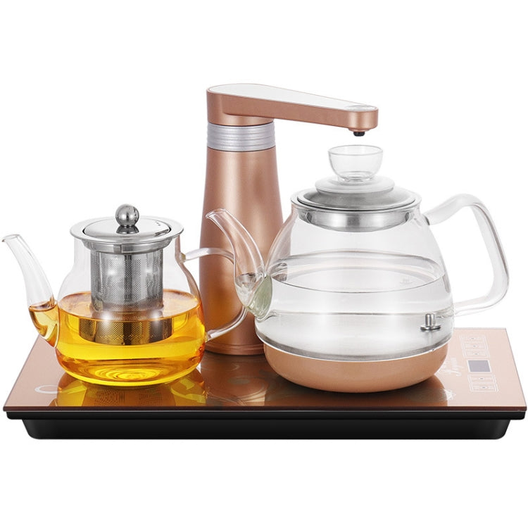 Fully Automatic Water Electric Kettle Glass Tea Maker Household Insulation Self-priming Pumping Kettle Tea Set (Glass Insulation)