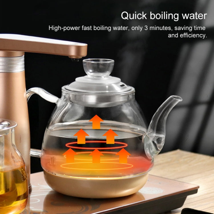 Fully Automatic Water Electric Kettle Glass Tea Maker Household Insulation Self-priming Pumping Kettle Tea Set (Glass Disinfection)