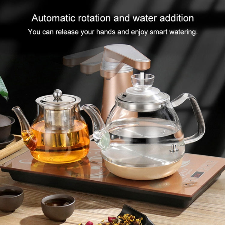 Fully Automatic Water Electric Kettle Glass Tea Maker Household Insulation Self-priming Pumping Kettle Tea Set (Glass Insulation)
