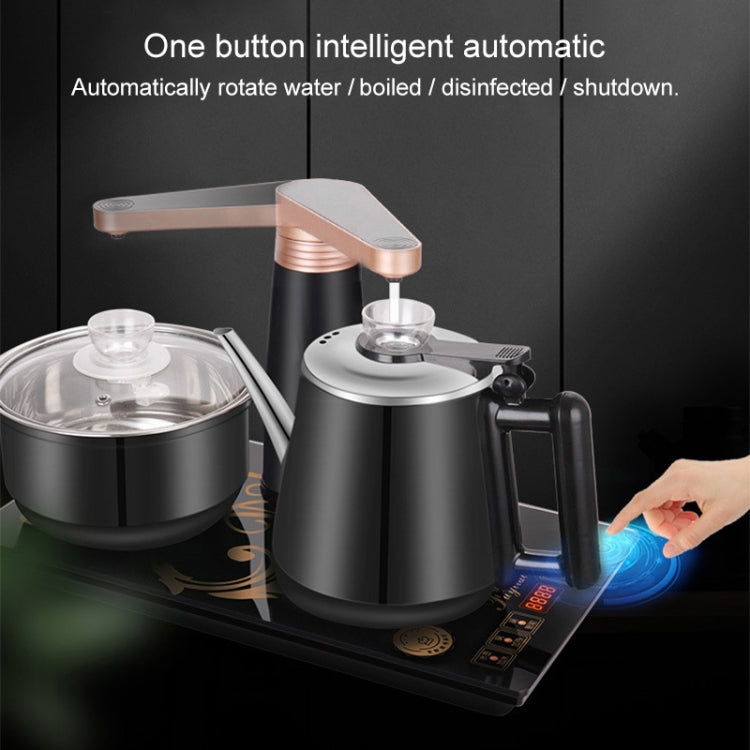Fully Automatic Water Electric Kettle Home Cooking Water Bottle Pumping Electric Tea Stove Set (Gold Disinfection)