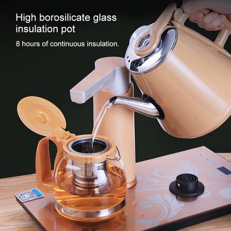 Intelligent Induction Cooker Self-absorption Kettle Household Pumping Tea Set (Gold Rubber)