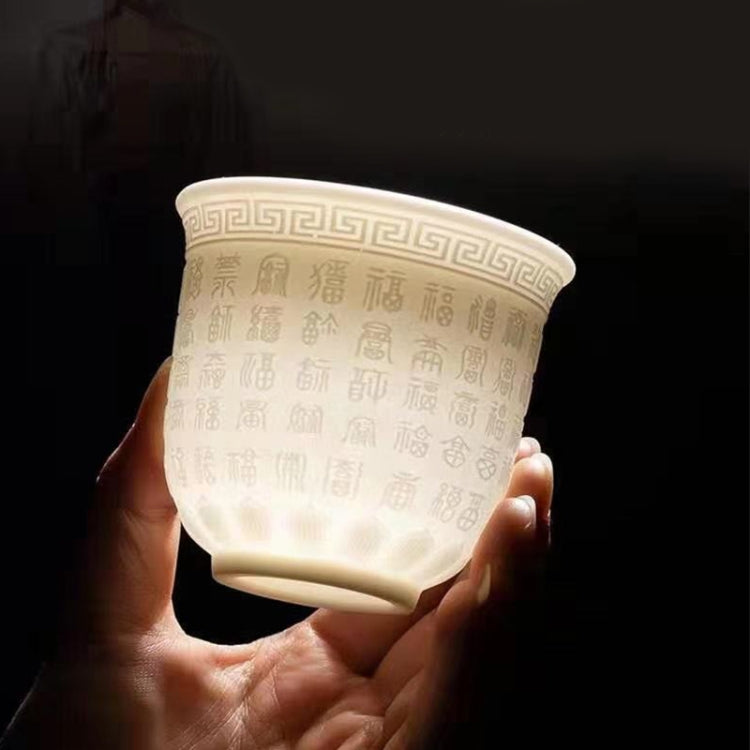 Portable Travel Kungfu Teaware Office Ceramics Teacup, Capacity: 140ml