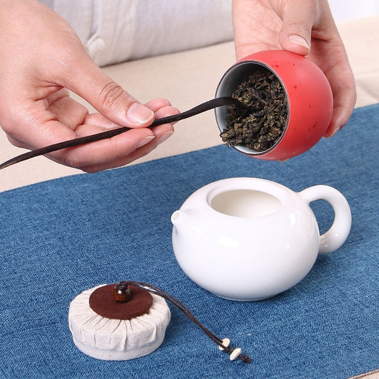 Ceramic Mini Tea Pot Storage Moisture-proof Can Sealed Tea Tank, Single Package