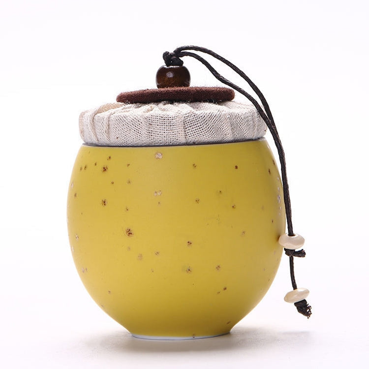 Ceramic Mini Tea Pot Storage Moisture-proof Can Sealed Tea Tank, Single Package