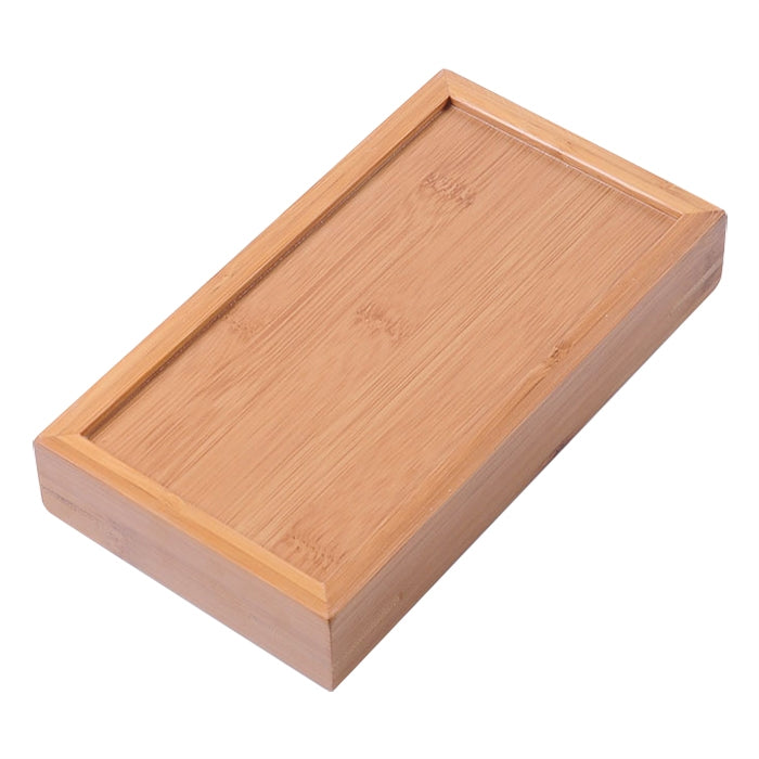 Bamboo Hollow Retain Water Tea Tray, Size: 22 x 12 x 4cm
