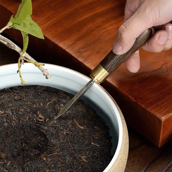 2 in 1 Ebony Rosewood Tea Needle of Two Uses Set