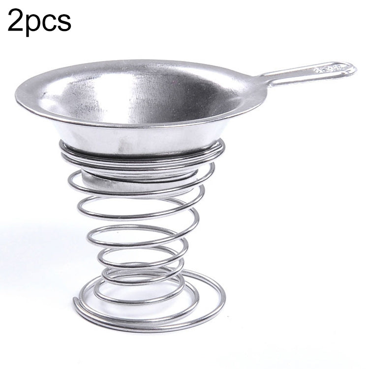 5 PCS 2 in 1 Stainless Steel Tea Drain + Spring Tea Set