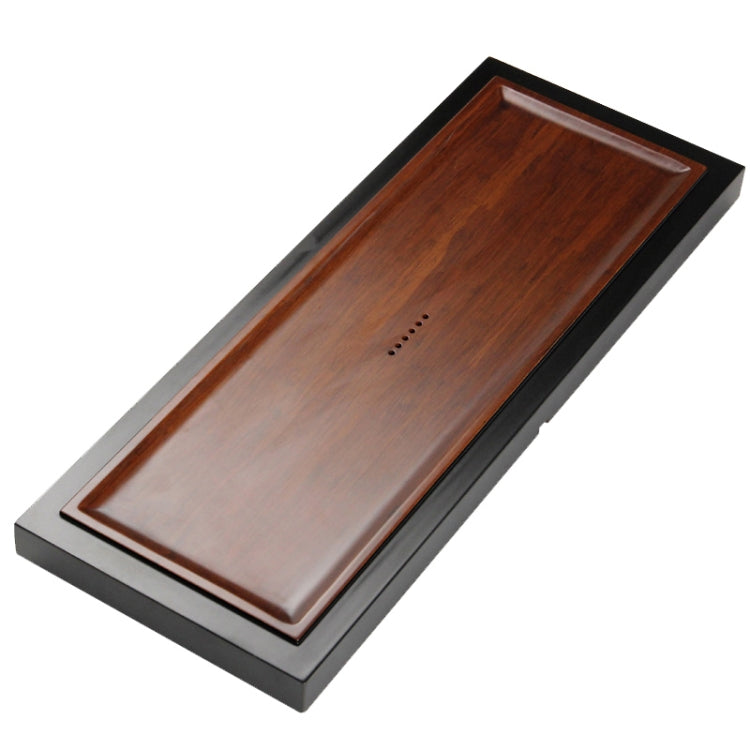 Rectangular Bamboo Tea Tray with Round Holes, Size: 80 x 31 x 4.3cm