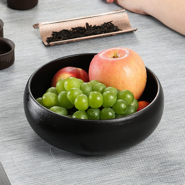 Black Pottery Tea Wash Retro Enamel Type Ceramic Purple Sand Tea Set Accessories