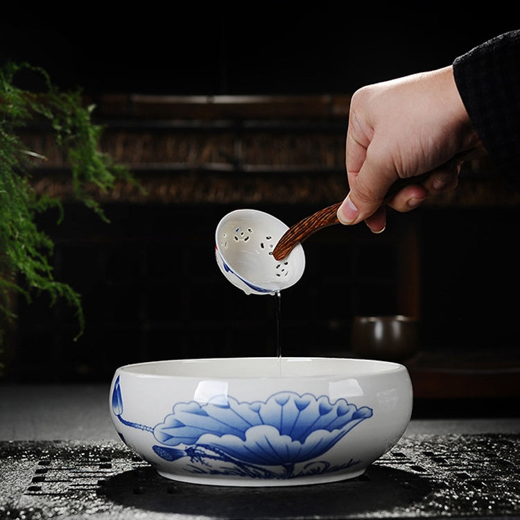 Blue and White Jade Tea Wash Ceramic Tea Wash Tea Accessories