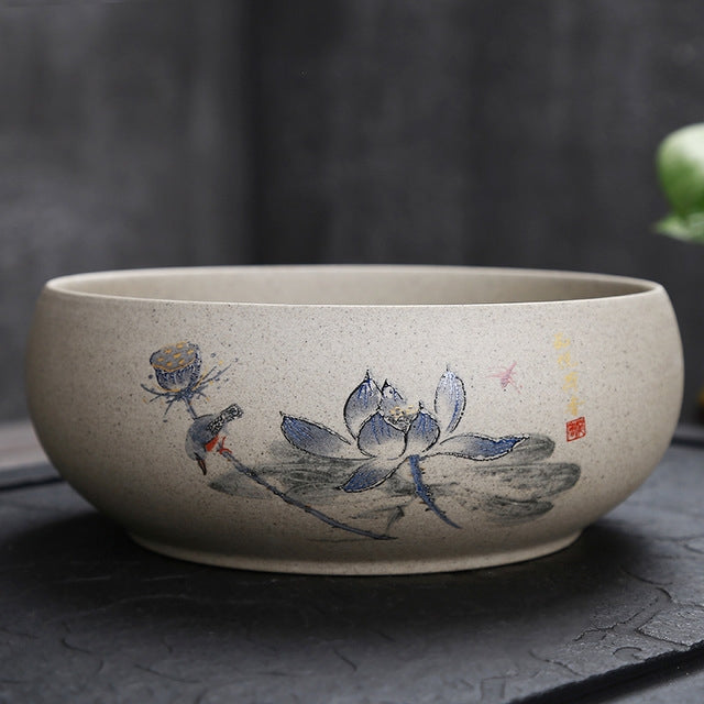 Creative Vintage Stoneware Ceramic Tea Wash Tea Accessories (2)