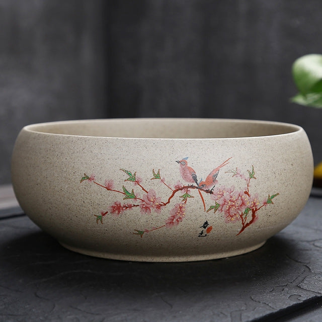 Creative Vintage Stoneware Ceramic Tea Wash Tea Accessories (4)