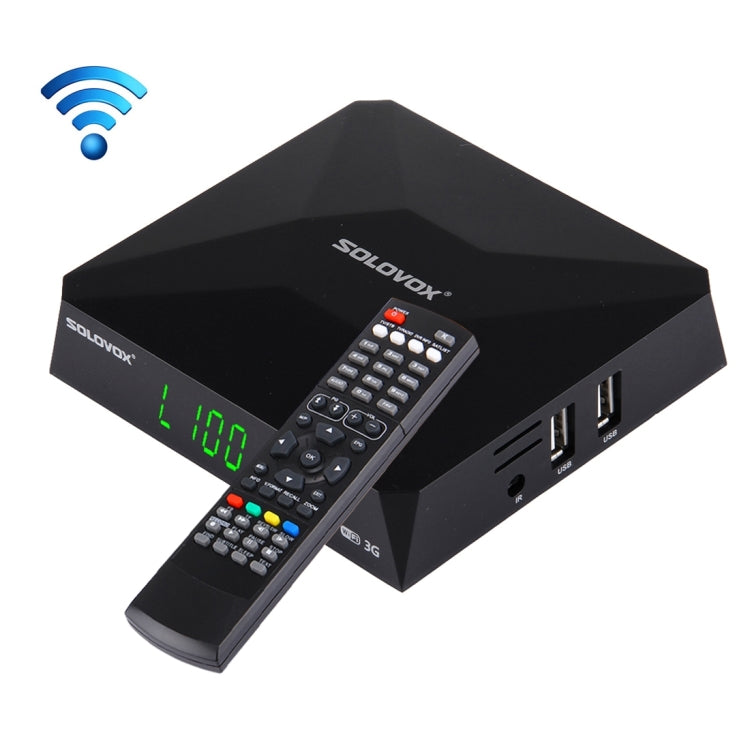 Original SOLOVOX F6S HD Digital Satellite Receiver Support 2 x USB, USB WiFi & 3G modem / HDMI + AV / YouPorn / Ethernet LAN