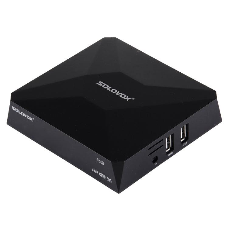 Original SOLOVOX F6S HD Digital Satellite Receiver Support 2 x USB, USB WiFi & 3G modem / HDMI + AV / YouPorn / Ethernet LAN