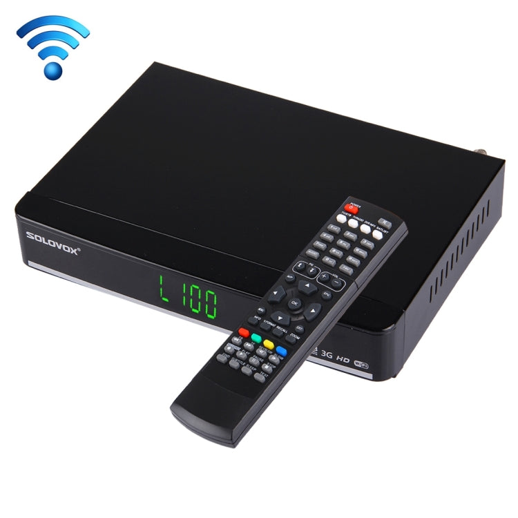 Original SOLOVOX F7S HD Digital Satellite Receiver Support 2 x USB, USB WiFi & 3G modem / HDMI + AV(R/L/CVBS, YCbCr) / S-PDIF / YouPorn / Ethernet LAN