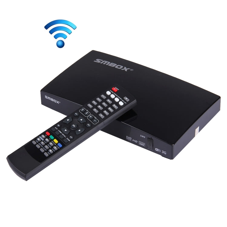 SMBOX SM8 FHD 1080p TV Box HD TV Receiver with Remote Control, Support 3G / WiFi / DLNA / DIVX / DVB-S2 / WEB TV