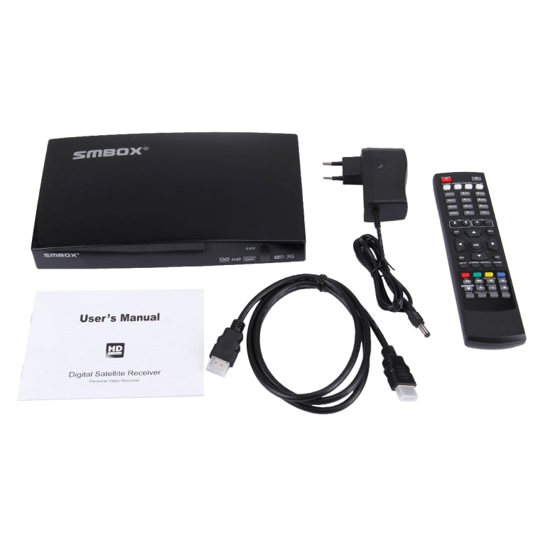 SMBOX SM8 FHD 1080p TV Box HD TV Receiver with Remote Control, Support 3G / WiFi / DLNA / DIVX / DVB-S2 / WEB TV