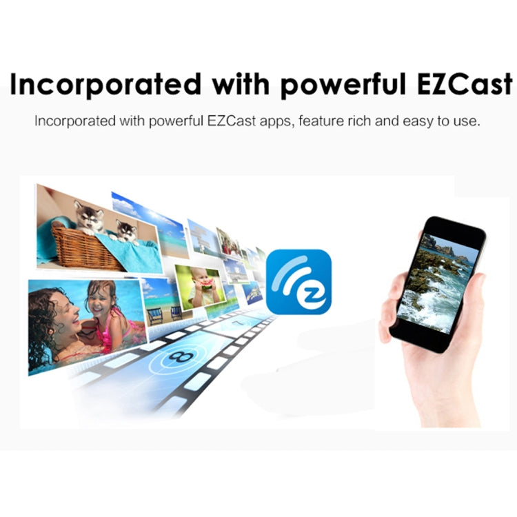 EZCast 5G Wireless WiFi Display Dongle Receiver Airplay Miracast DLNA 1080P HDMI TV Stick for iPhone, Samsung, and other Android Smartphones