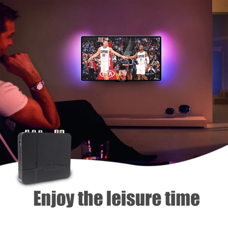 HD 1080P PVR K2 DVB-T2 Digital Terrestrial Receiver Broadcasting TV Box with Remote Control(Black)