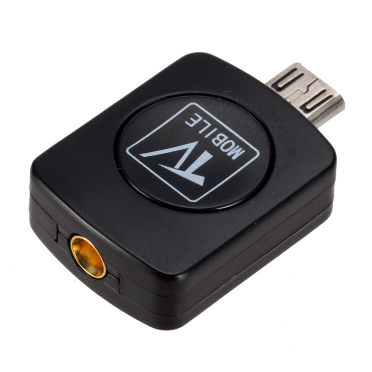 Micro USB DVB-T TV Digital Mobile Tuner Stick Receiver Dongle for Android Phone(Black)