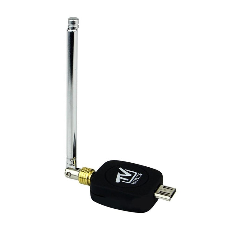 Micro USB DVB-T TV Digital Mobile Tuner Stick Receiver Dongle for Android Phone(Black)