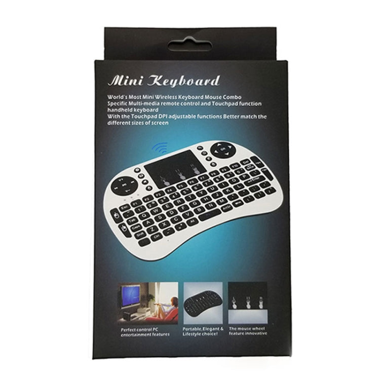 Support Language: German i8 Air Mouse Wireless Keyboard with Touchpad for Android TV Box & Smart TV & PC Tablet & Xbox360 & PS3 & HTPC/IPTV