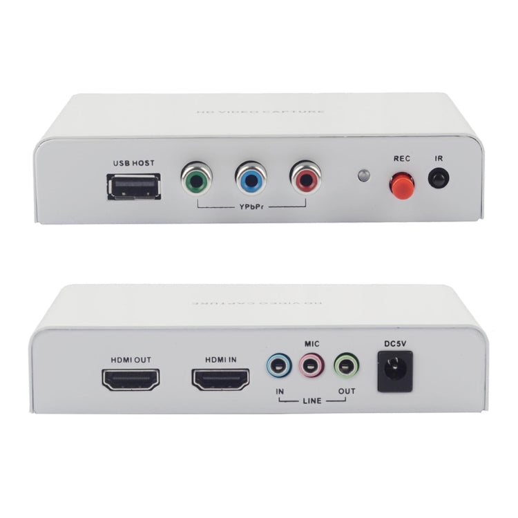REL011 HDMI Game Capture 1080P HD Video Capture with Remote Controller, Support HDCP Protocol, YPBPR & HDMI Input