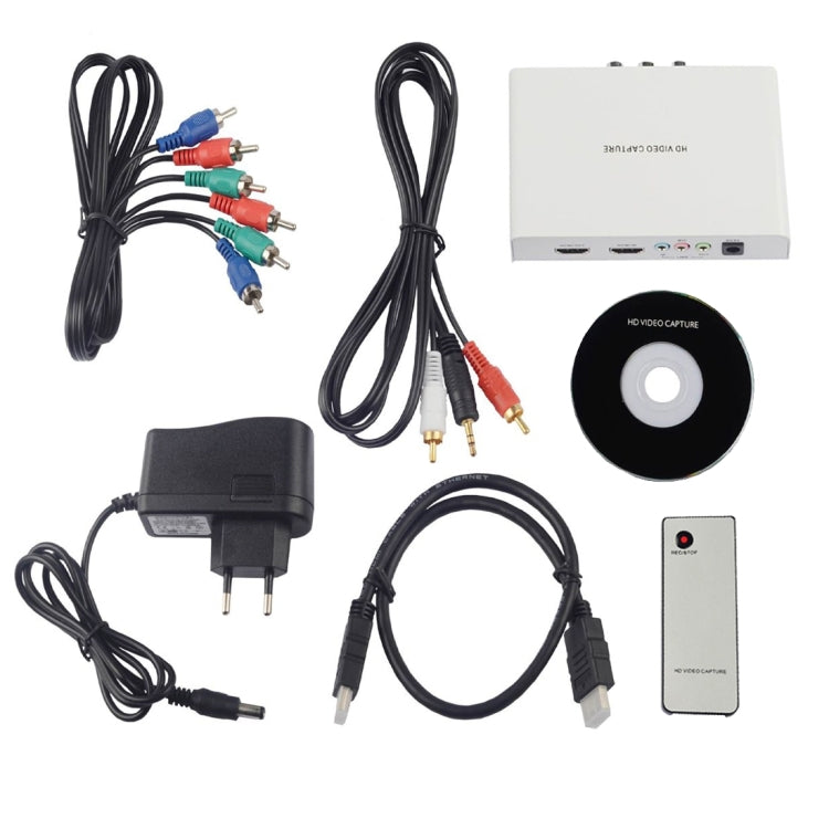 REL011 HDMI Game Capture 1080P HD Video Capture with Remote Controller, Support HDCP Protocol, YPBPR & HDMI Input