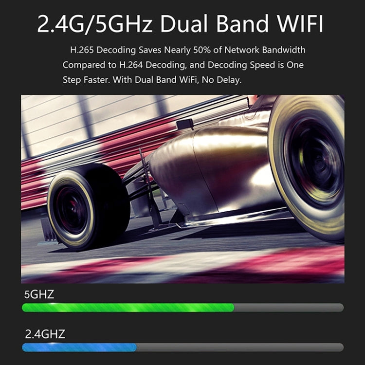 WeCast C39BK 4K Dual-Band 5GHz & 2.4GHz WiFi Display Dongle Receiver Airplay Miracast DLNA 4K UHD TV Stick, RK3229 Quad-core Cortex-A7 up to 1.5GHz (Black)