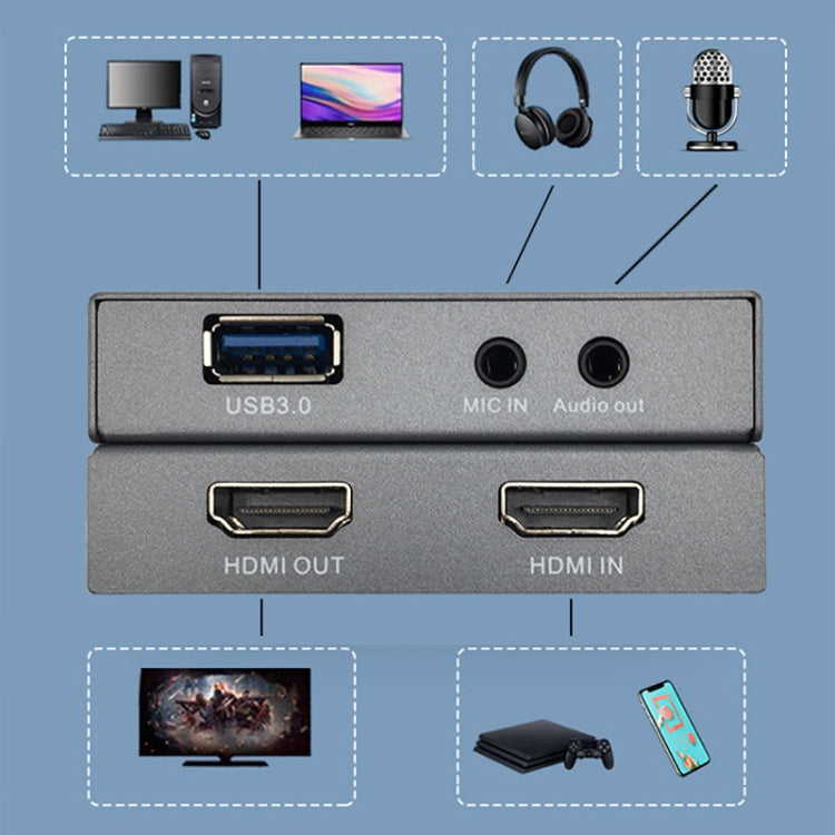 EC291 HDMI USB 3.0 4K HD Video Capture